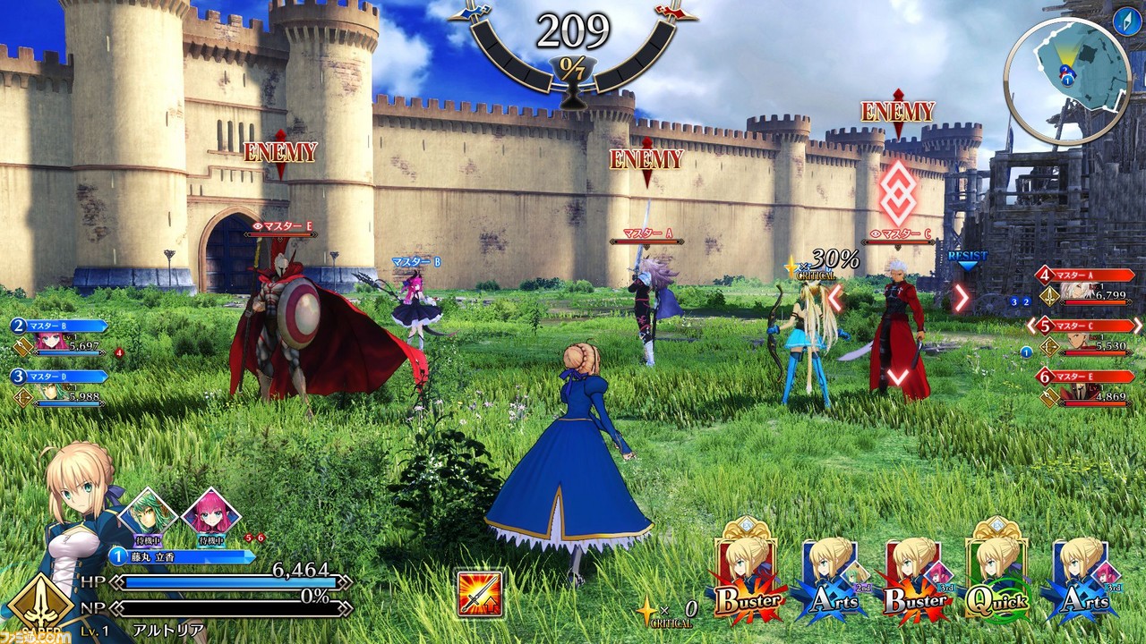 Fate Grand Order Arcade キービジュアルとゲーム機を初公開 最新pvや画面写真もお披露目 ファミ通 Com