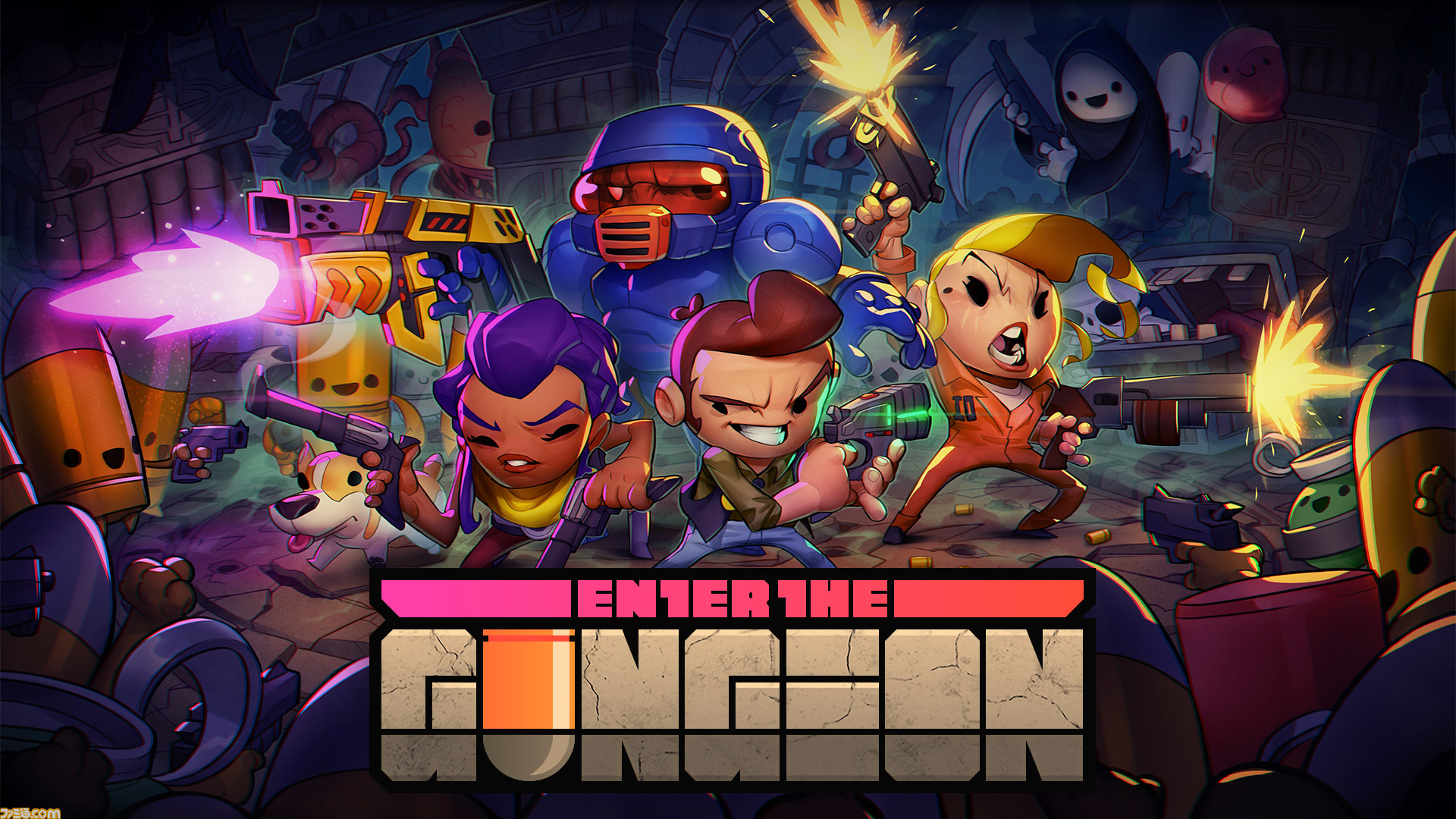 ローグライク 弾幕シューティング Enter The Gungeon Switch版が発売 ファミ通 Com