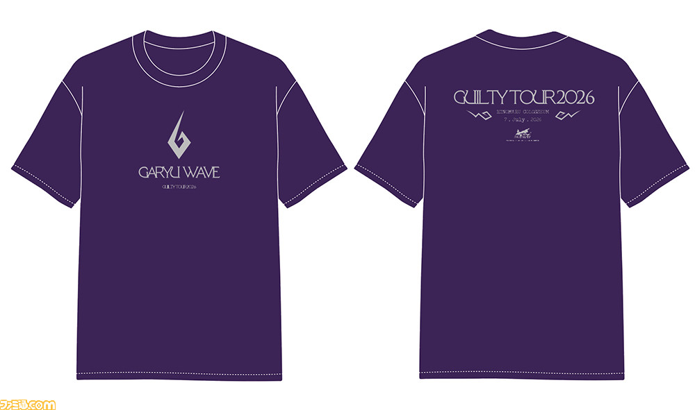 『逆転裁判4』牙琉検事のバンド“ガリューウエーブ”ツアーTシャツが登場、イーカプコンにて受注開始_01