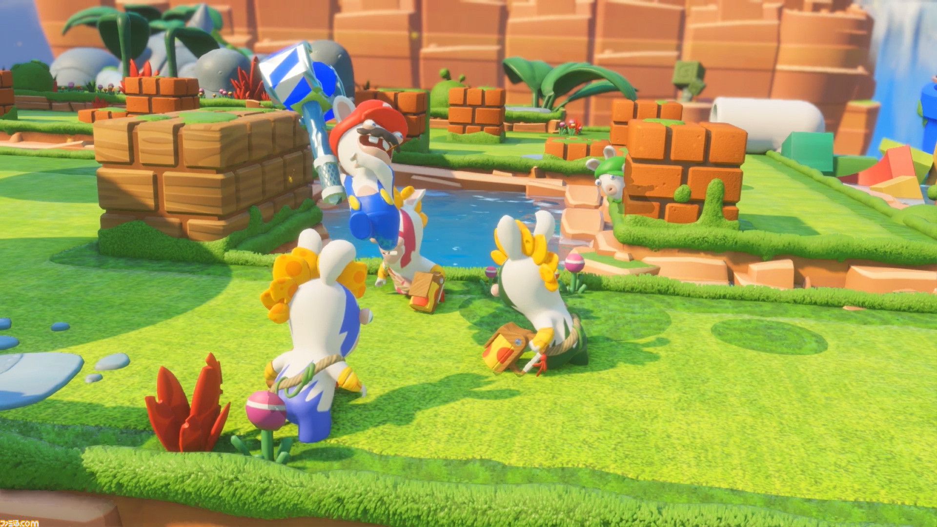 マリオ ラビッツ キングダムバトル キノコ王国をもとに戻すためにマリオとラビッツが大冒険 ファミ通 Com