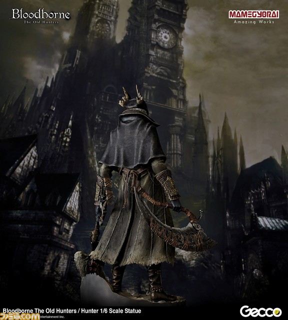 Bloodborne』狩人が1/6スケールでフィギュア化、“獣狩りの曲刀”装備の