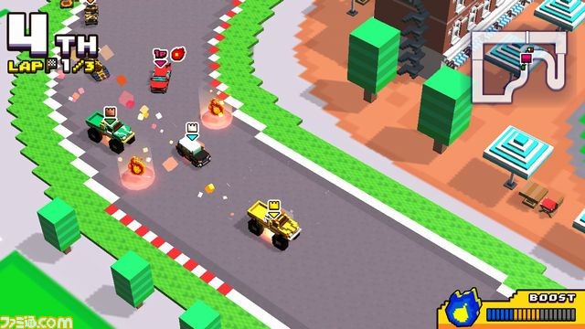 みんなでワイワイ遊べるレースゲーム『チキチキ BOXY RACERS』配信開始、プロモーション映像も公開_05