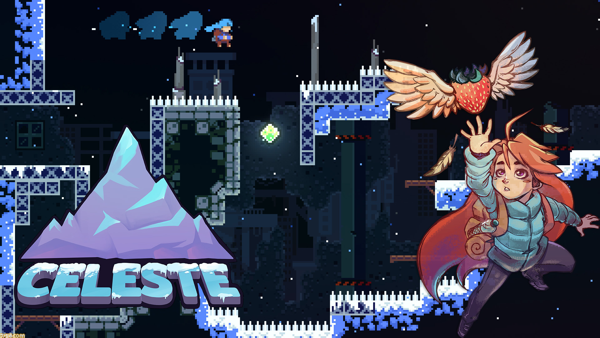 かわいい少女の山登り と思いきや 実は即死系ドット絵ジャンプアクションな Celeste Pc Mac版が日本語入りで本日配信開始 ファミ通 Com かわいい少女の山登り と思いきや 実は即死系ドット絵ジャンプアクションな Celeste Pc Mac版が日本語入りで本日配信開始 ファミ通 Com