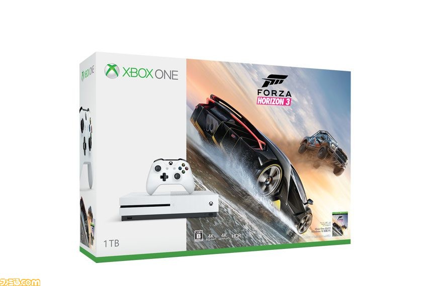 日本マイクロソフトが国内のxbox One Sの参考価格を18年2月1日より改定 Xbox One S 1 Tb Forza Horizon 3 同梱版 は円 税抜 に ファミ通 Com