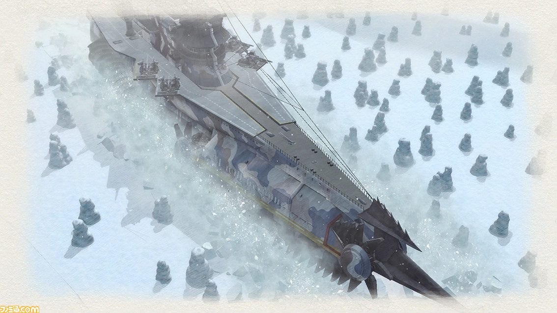 戦場のヴァルキュリア4』連邦の秘密兵器！ 雪上巡洋艦に迫る【先出し