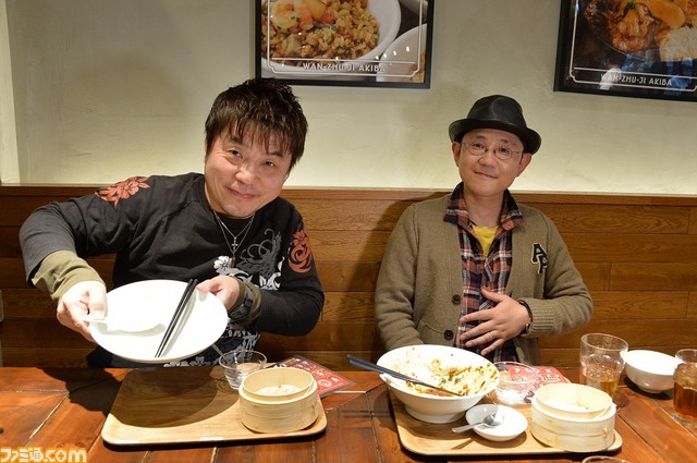 3DS版『逆転裁判4』×万豚記コラボ実施中! 巧D&江城Pが食レポ!! 『逆転』シリーズの展開も訊く_02