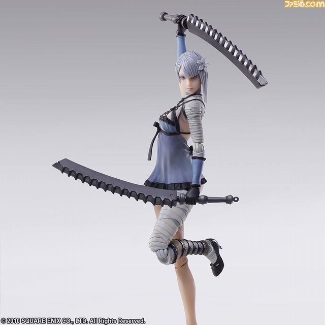 『ニーア レプリカント/ゲシュタルト』二刀流の女戦士“カイネ”が可動フィギュア化_07