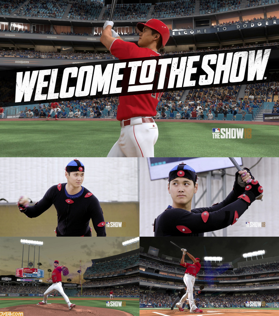 MLB THE SHOW 18（英語版）』の配信を記念し、大谷翔平選手の撮影映像 