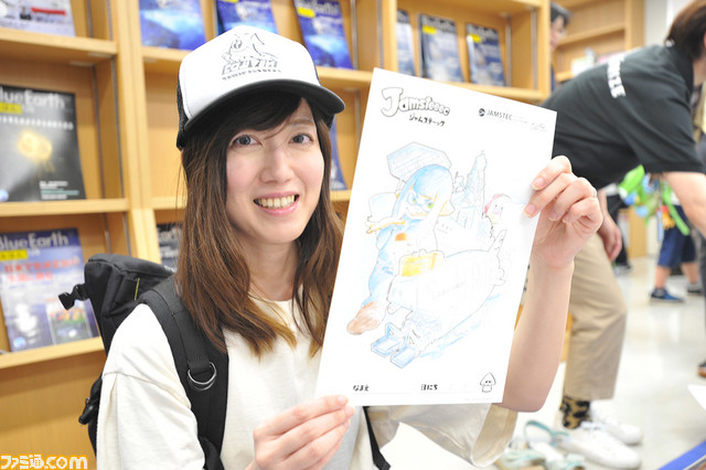 『スプラトゥーン2』Jamsteeec、イラストリポート。“イカ4コマ”でおなじみ高橋きの先生がフォトスポットや塗り絵を堪能！ _07