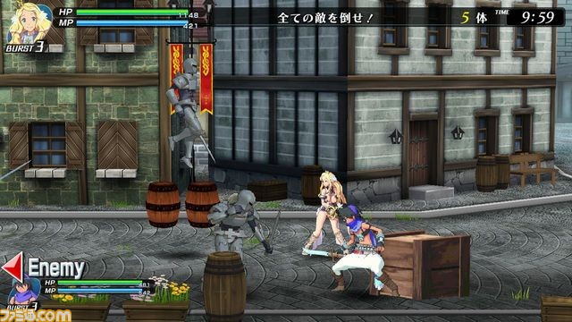 Switch向けベルトスクロールアクションrpg Code Of Princess Ex 発売日が8月2日に決定 拡大画像 ファミ通 Com