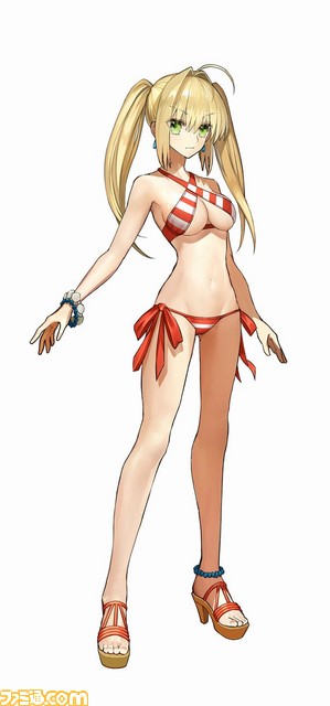 『Fate/EXTELLA LINK』マルチプレイモード紹介動画を公開、DLC水着姿のネロと玉藻の前も登場_11