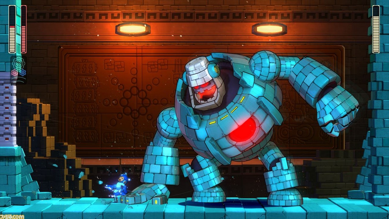 『ロックマン11 運命の歯車!!』開発陣インタビュー ボスの特徴を活かしたステージギミックが盛りだくさん 【E3 2018】_05
