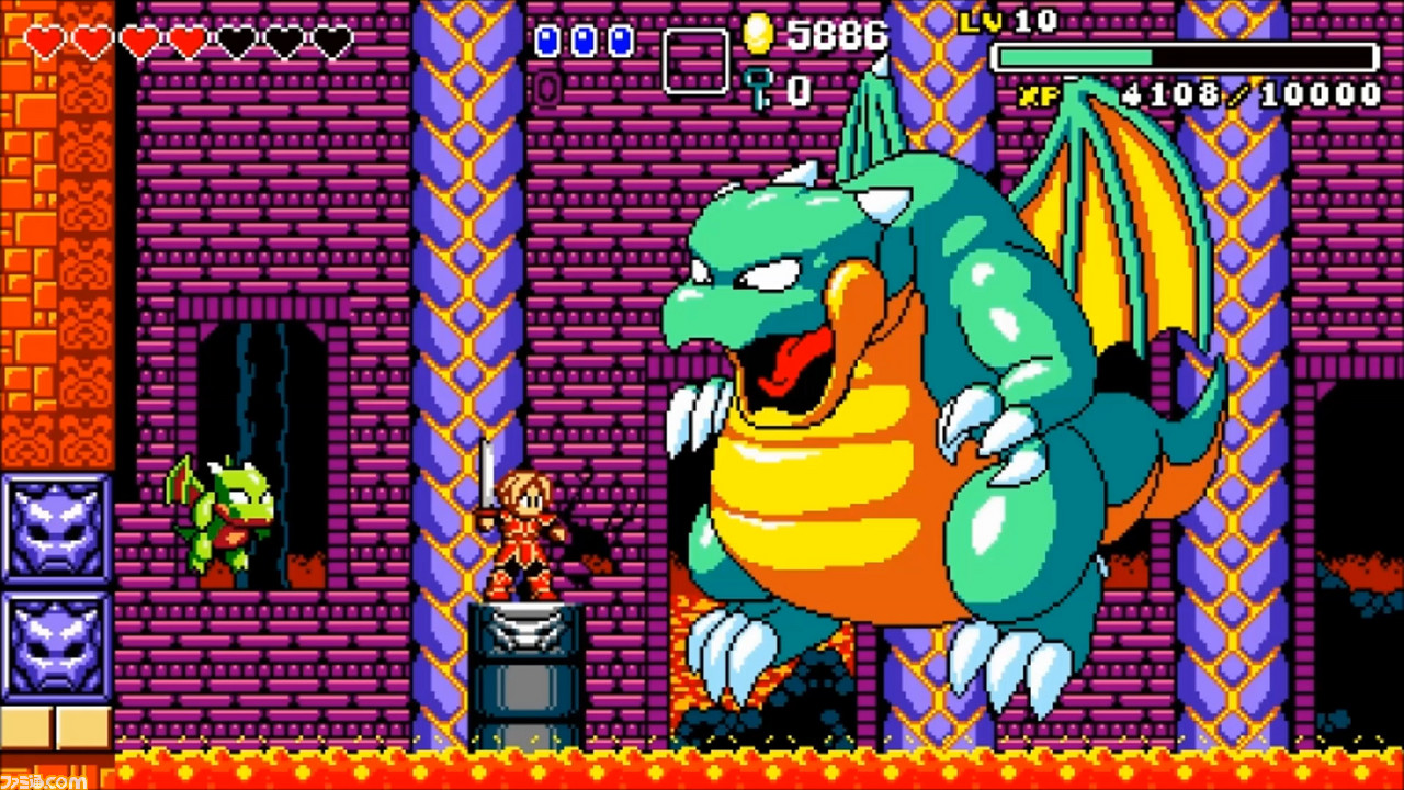 ワンダーボーイ シリーズへのオマージュ全開なアクションrpg Aggelos がsteamで配信開始 ファミ通 Com