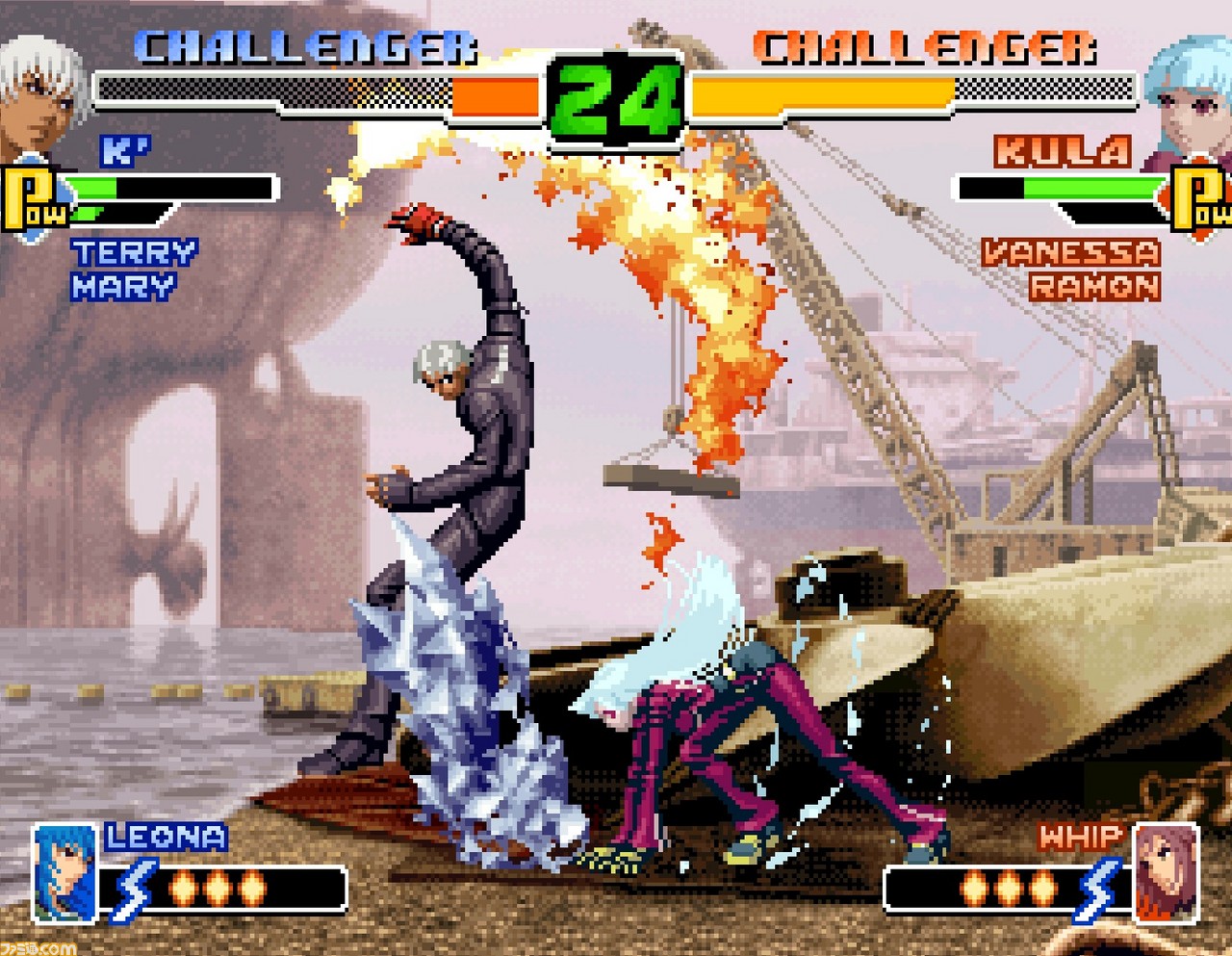 アケアカNEOGEO『ザ・キング・オブ・ファイターズ 2000』と『幕末浪漫第二幕 月華の剣士 〜月に咲く華、散りゆく花〜』が6月21日より配信開始_03