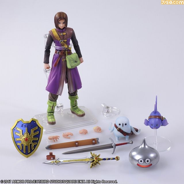 『ドラゴンクエストXI』の主人公がアクションフィギュアに! 各種装備やスライム、ヨッチ族など付属_12