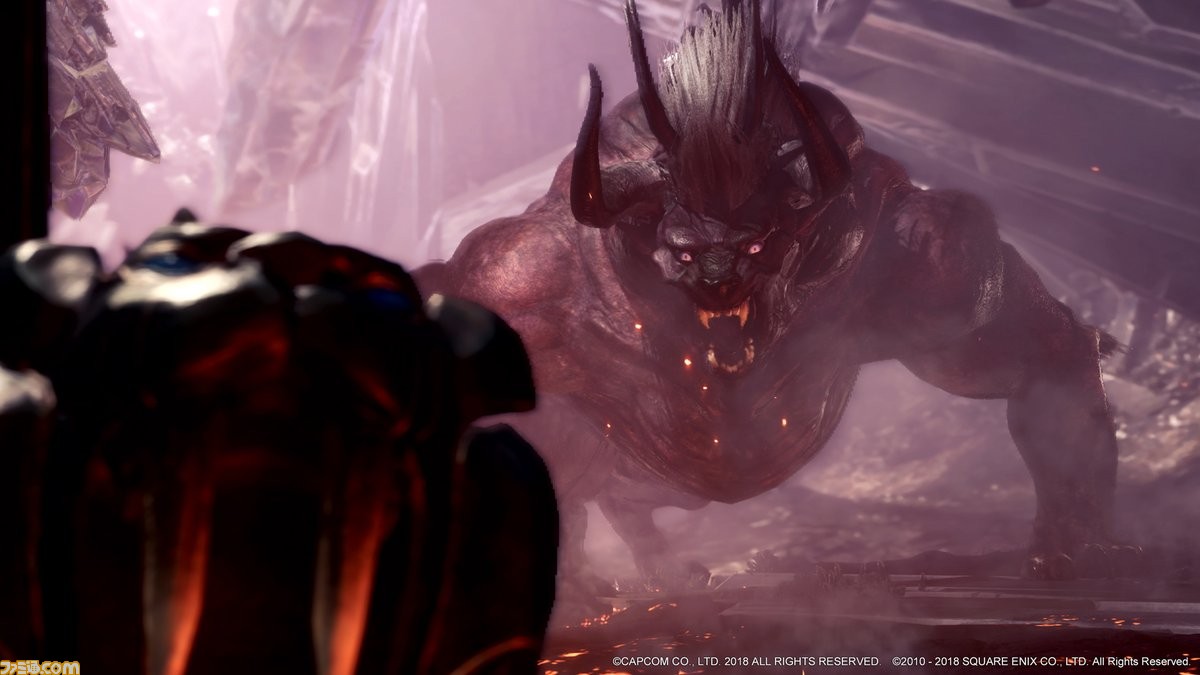 モンスターハンター ワールド と Ffxiv のコラボ続報映像で ベヒーモスや竜騎士イメージ装備をチェック アップデート第4弾は8月2日 木 配信 ファミ通 Com