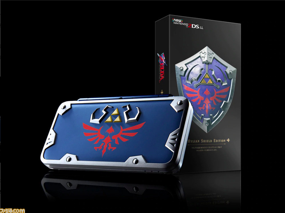 ゼルダの伝説』ハイリアの盾型Newニンテンドー2DS LL、マイ