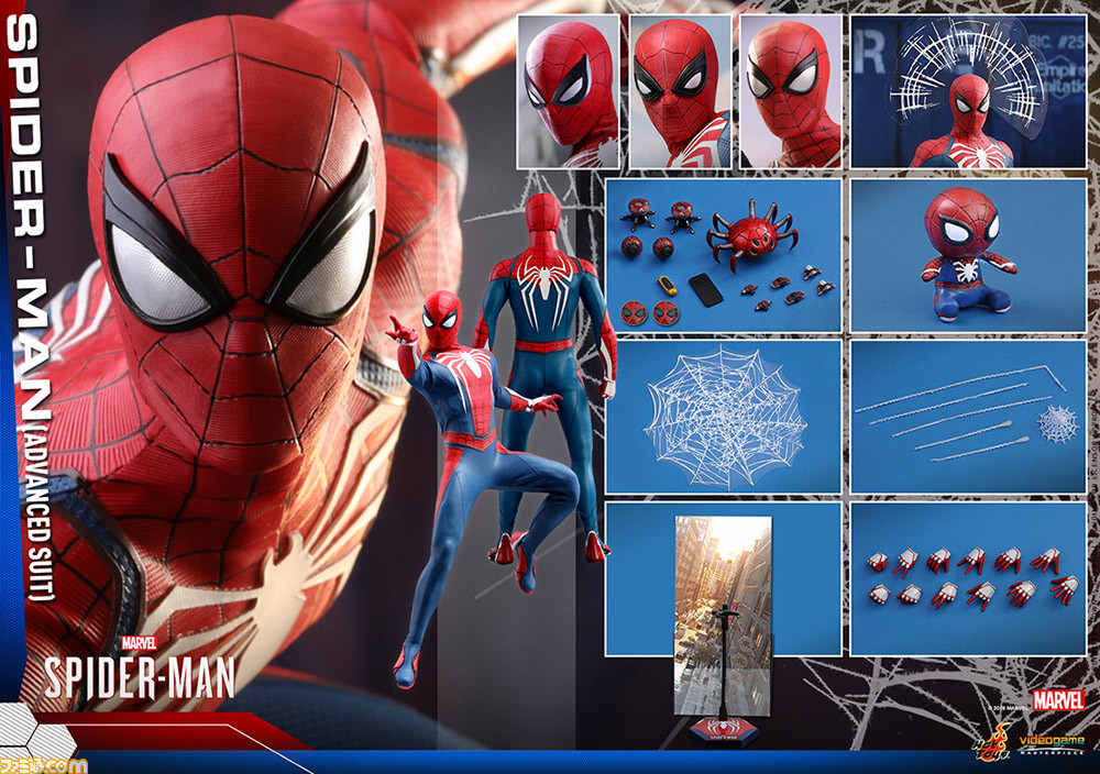 Marvel's Spider-Man』1/6スケールの可動フィギュアが登場、ゲーム中の