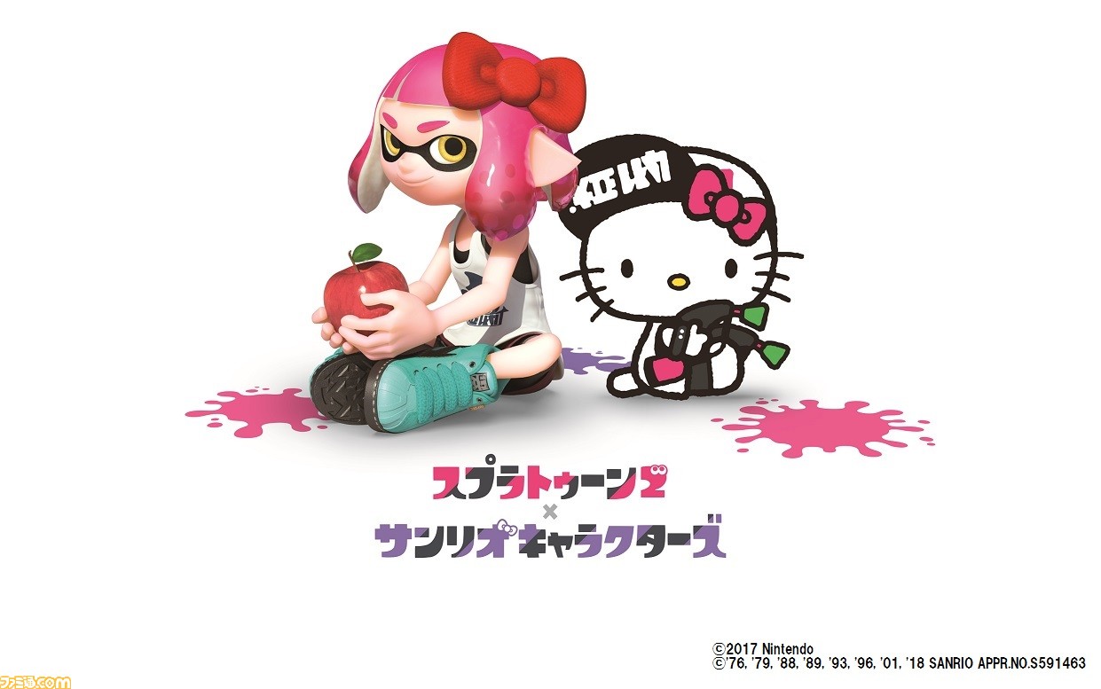 スプラトゥーン2』×“サンリオキャラクターズ”のコラボフェアが開催