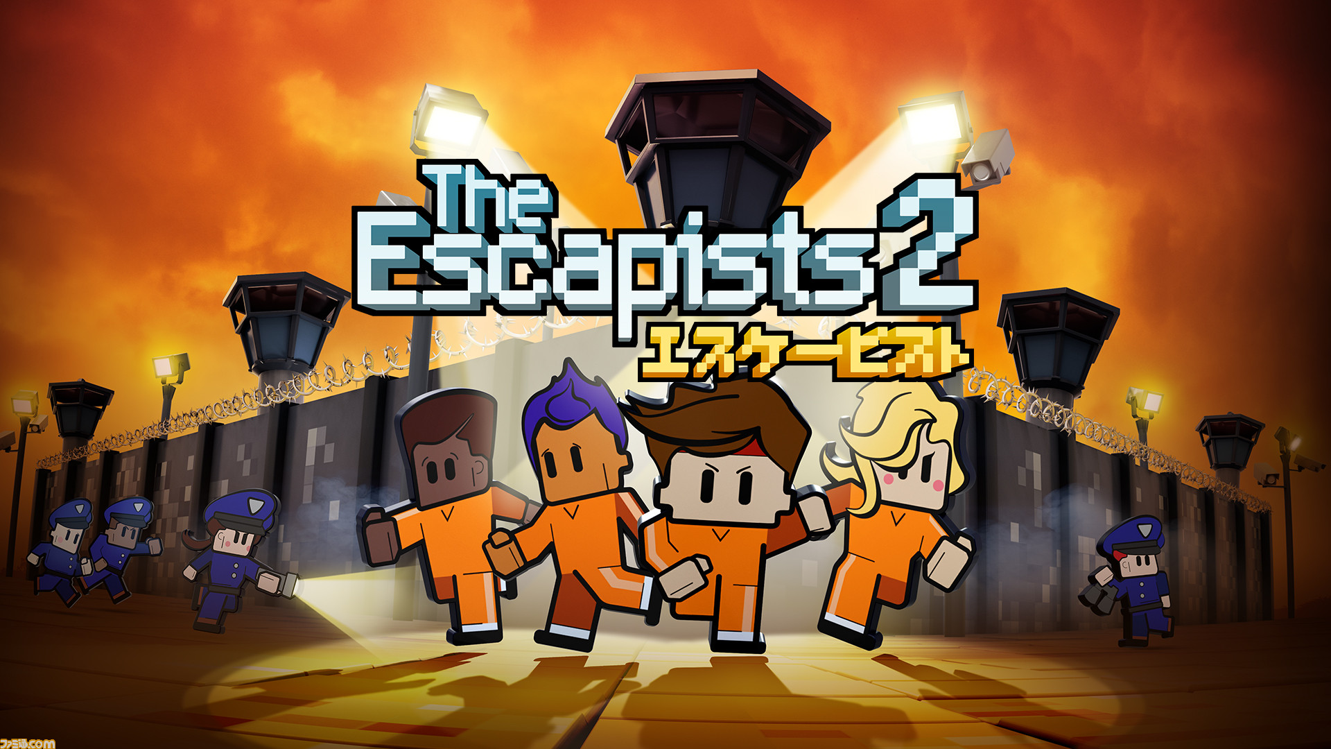 オンラインマルチプレイやキャラクターカスタマイズなどの機能が追加された The Escapists 2 Nintendo Switch版が配信開始 ファミ通 Com