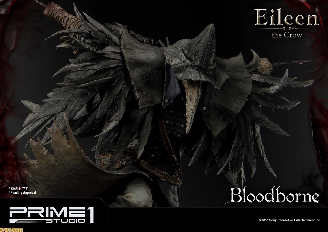 Bloodborne 狩人狩り アイリーンが全高約70cmのスタチューに 慈悲の刃 を振るう姿で登場 ファミ通 Com