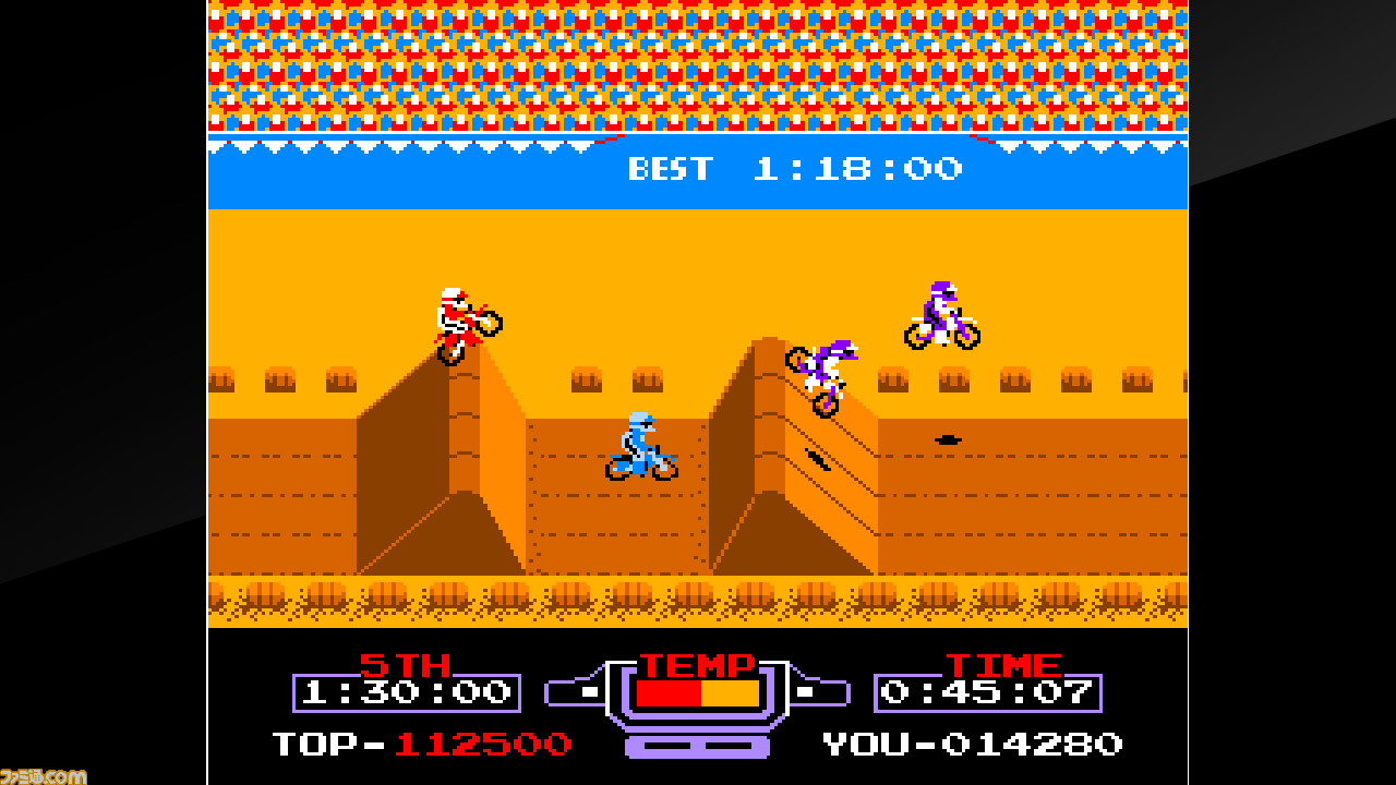 アーケードアーカイブス エキサイトバイク 1984年に任天堂がリリースした 幻のアーケード版 エキサイトバイク が完全復刻 先出し週刊ファミ通 ファミ通 Com アーケードアーカイブス エキサイトバイク 1984年に任天堂がリリースした 幻のアーケード版 エキサイトバイク が完全復刻 先出し週刊ファミ通 ファミ通 Com