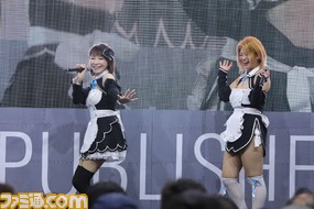 ホストガール姿の後藤邑子さんがサプライズ登場! “ドリームクラブ パフォーマーズ”が『EDF: IRON RAIN』にチャレンジ【TGS2018】_16