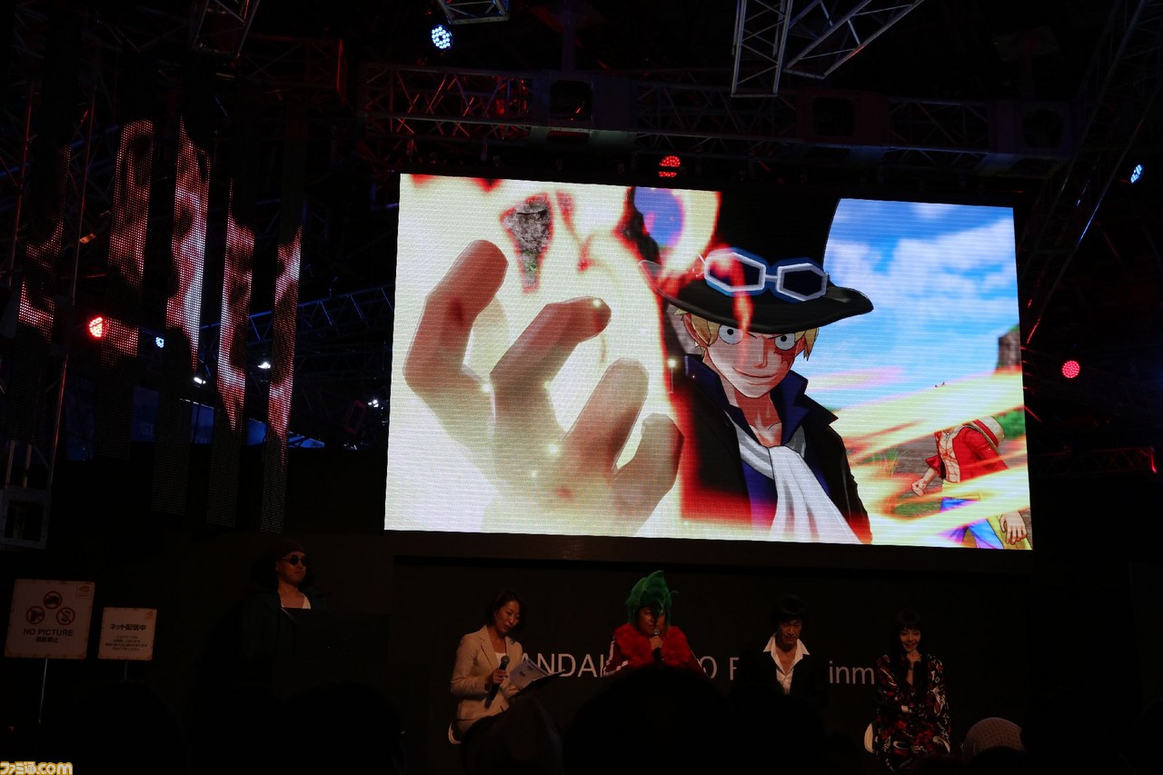 小山力也さん 松井愛莉さんが登壇 実機デモプレイも行われた One Piece World Seeker スペシャルステージリポート Tgs18 ファミ通 Com