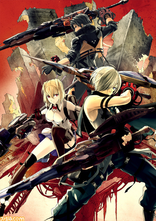 God Eater 3 ファミ通dxパック特典 板倉耕一氏描き下ろし3dレンチキュラーポスターのラフイラストが公開 ファミ通 Com