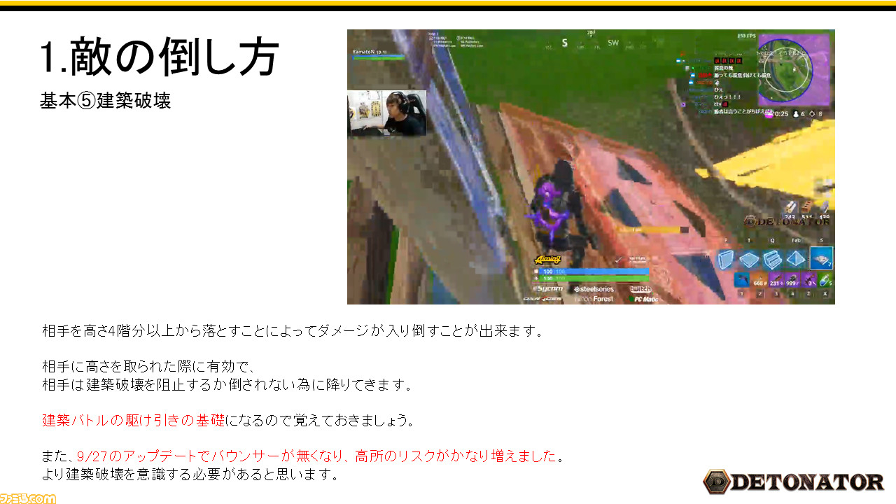 プロチームから フォートナイト のコツやマナーを学ぼう 小中学生が対象の Detonator塾 Fortnite編 リポート ファミ通 Com