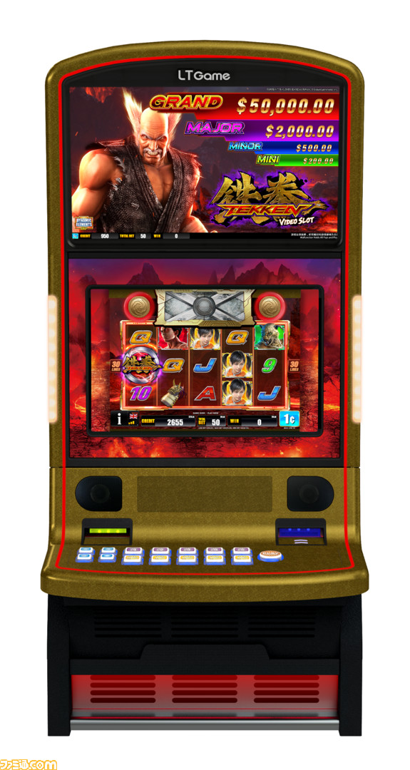 バンダイナムコアミューズメント カジノゲーミングマシン Tekken Video Slot の開発を発表 ファミ通 Com