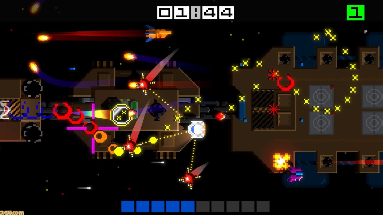 ピクセルアート風アーケード・シューティング『HYPER SENTINEL』がSwitchで日本向けに11月22日に発売_01