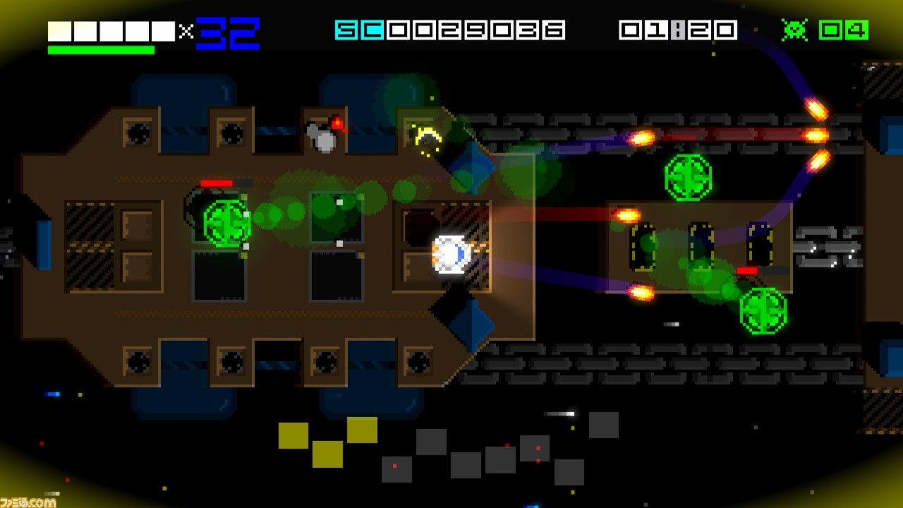 ピクセルアート風アーケード・シューティング『HYPER SENTINEL』がSwitchで日本向けに11月22日に発売_03