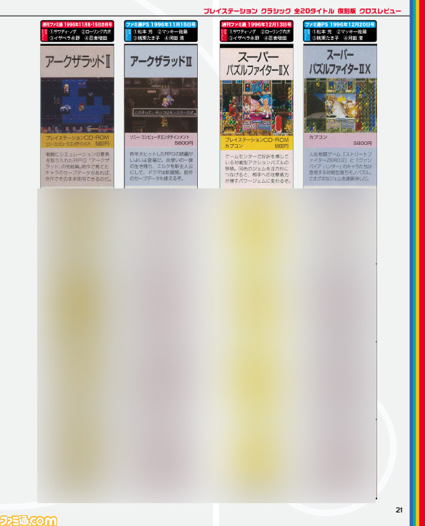 『ファミ通プレイステーション クラシック』本日発売! PS生みの親・久夛良木健氏インタビューや『ワイルドアームズ』攻略本、メモカシールなど付録も満載!_13