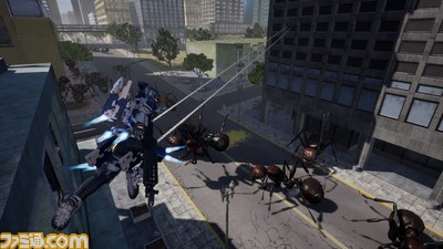 『EARTH DEFENSE FORCE: IRON RAIN』ワイヤーを駆使した新アクションが楽しめる新たなPAギア・プロールライダーを初公開!【先出し週刊ファミ通】_01