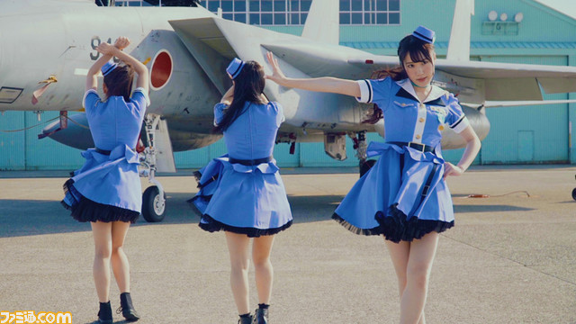 F-15戦闘機も登場するRun Girls, Run！のNewシングル『Break the Blue!!』MVを公開_03