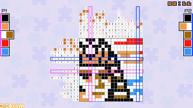 パズルをクリアーして絵を完成させよう、『ピースお絵かきパズル Pic-a-Pix』が本日(1月10日)配信開始_05