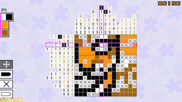 パズルをクリアーして絵を完成させよう、『ピースお絵かきパズル Pic-a-Pix』が本日(1月10日)配信開始_04