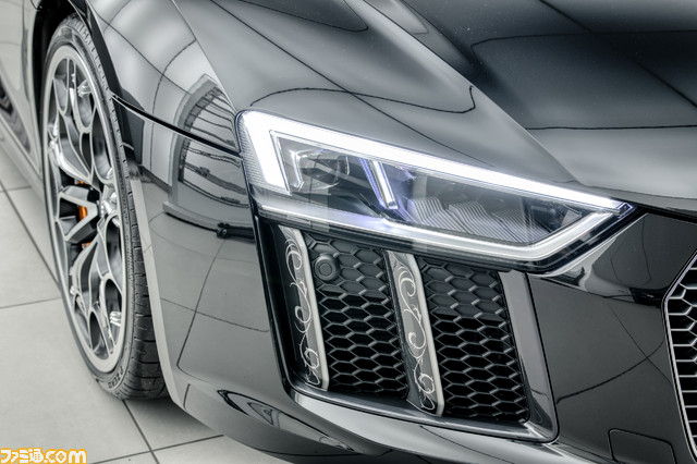 『FF XV』公認の世界に一台だけのアウディ、“The Audi R8 Star of Lucis”が東京オートサロン2019に特別展示、1月11日からは特設サイトでオークションも開始_04
