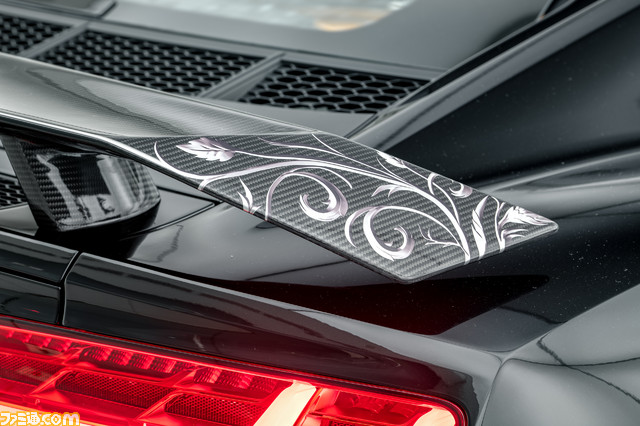 『FF XV』公認の世界に一台だけのアウディ、“The Audi R8 Star of Lucis”が東京オートサロン2019に特別展示、1月11日からは特設サイトでオークションも開始_07