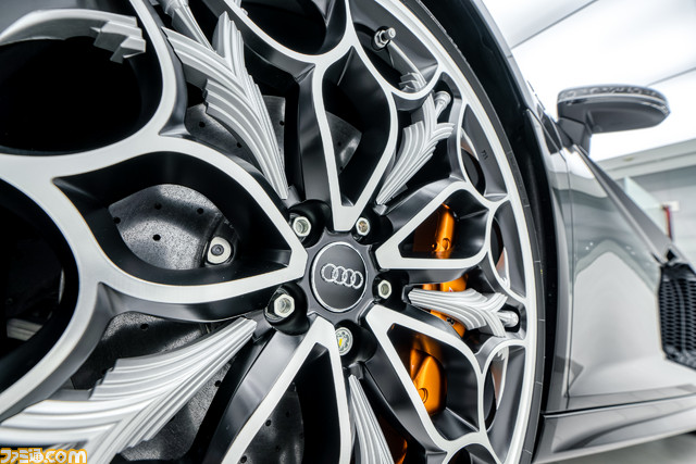 『FF XV』公認の世界に一台だけのアウディ、“The Audi R8 Star of Lucis”が東京オートサロン2019に特別展示、1月11日からは特設サイトでオークションも開始_05