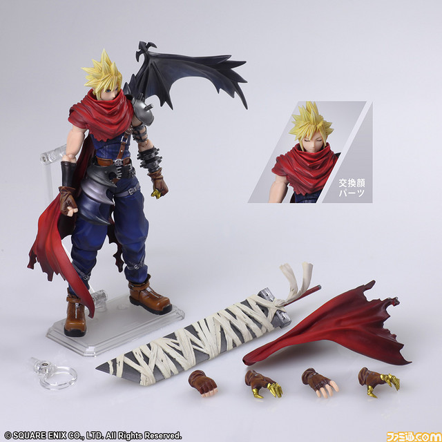 FF VII』よりクラウドがブリングアーツに登場！ “目閉じ顔パーツ