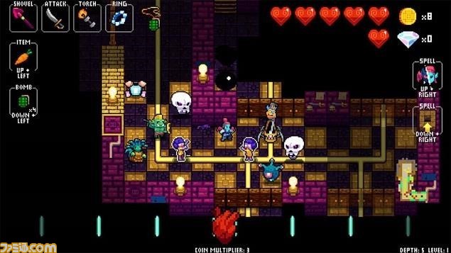 『クリプト・オブ・ネクロダンサー』本編の前日譚を描く新DLC“アンプリファイド”がPS4&PS Vitaでも発売_03