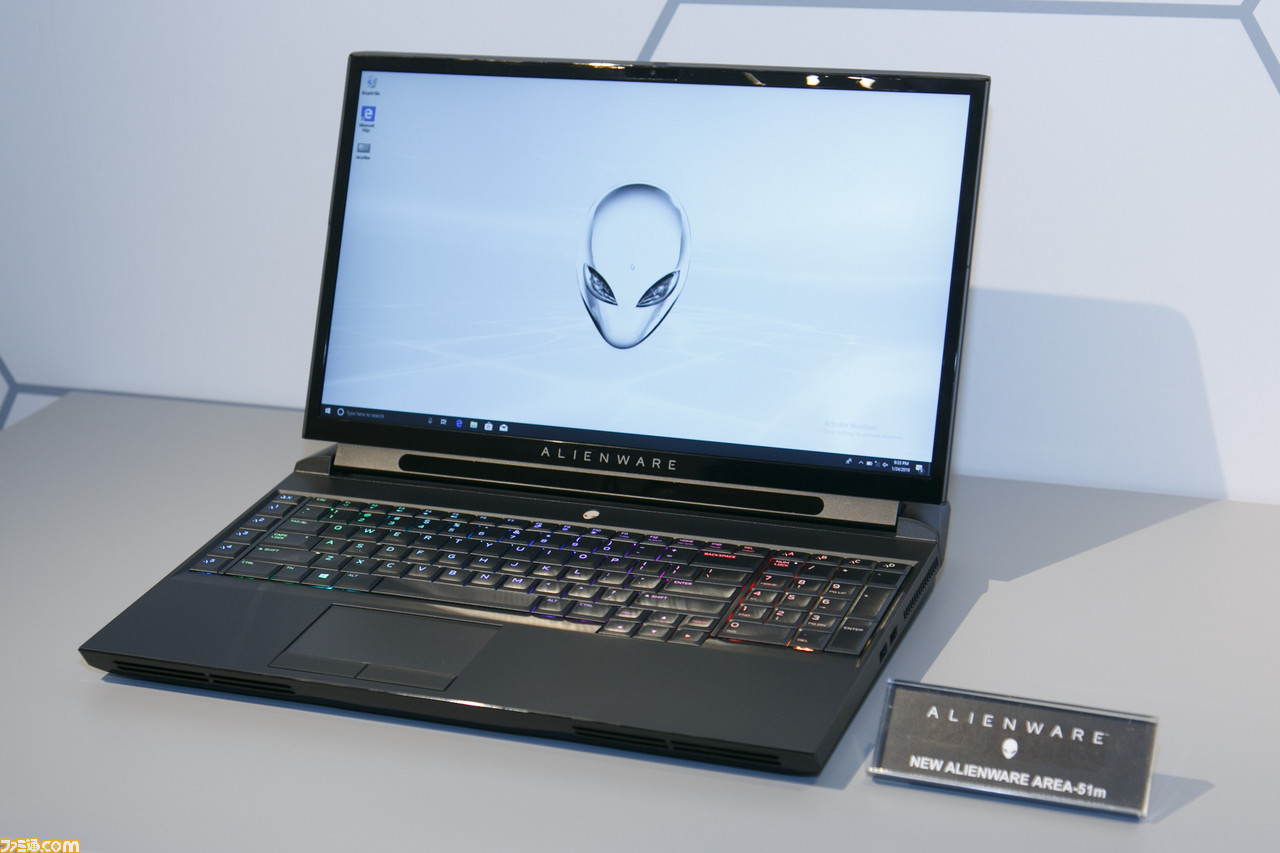 Alienware Cpuとgpuを載せ替え可能なゲーミングノートpc Area 51m を発売 性能はデスクトップpc並み ファミ通 Com