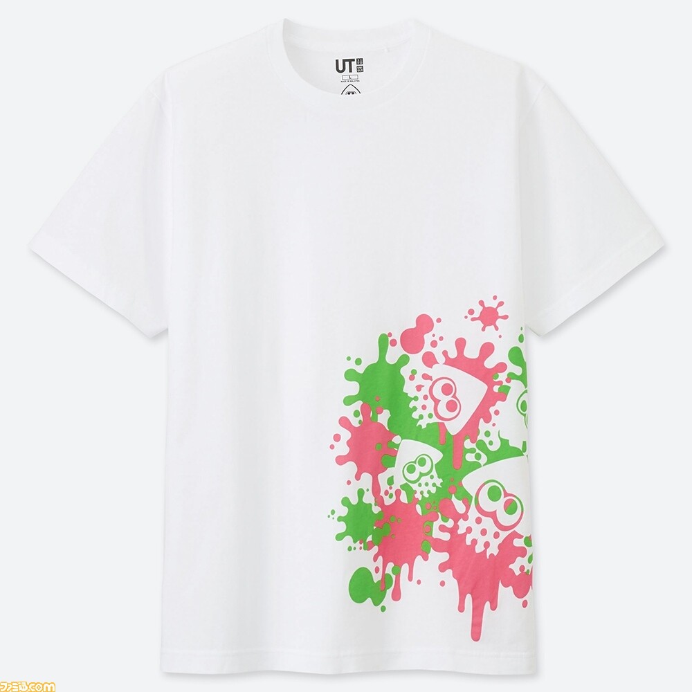 スプラトゥーン デザインのtシャツがユニクロで4月22日より販売開始 イカした全12種類のutがラインアップ ファミ通 Com