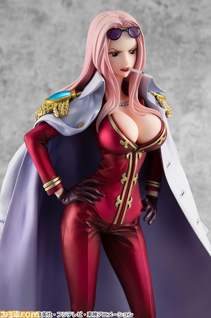 『ワンピース』海軍本部大佐“黒檻のヒナ”のフィギュアが2月8日より予約開始！　海軍コートやサングラスなど着脱可能な差し替えパーツが付属_10