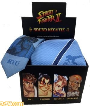 ネクタイから“YOU WIN!”、『ストII』リュウや春麗らのボイスが聴けるサウンドネクタイが2月9日より発売決定!_06