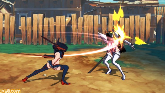 『キルラキル ザ・ゲーム -異布-』プレイアブルキャラクター皐月と流子の二刀流バージョンの性能の違いは?_05