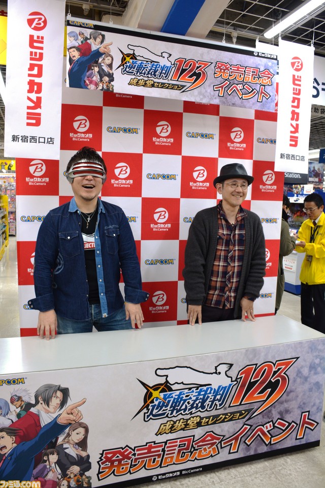 『逆転裁判123 成歩堂セレクション』発売記念イベントが開催! 江城Pのマスクが怪しく光るサイン会リポート&インタビュー_04