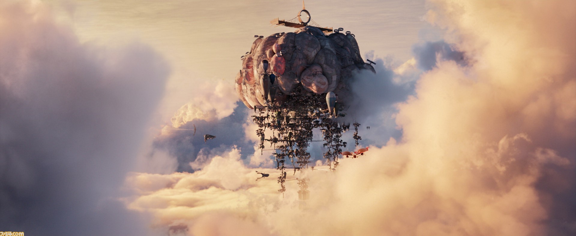 動く城に続いて 天空の城も出現 映画 移動都市 に登場する幻想的な空中都市の映像が解禁 ゲーム エンタメ最新情報のファミ通 Com